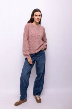 Object Camisolas-Camisola malha Roxo