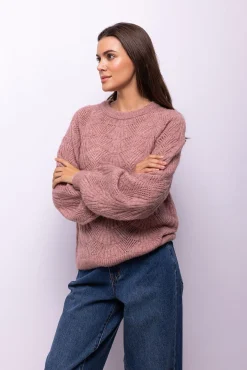 Object Camisolas-Camisola malha Roxo