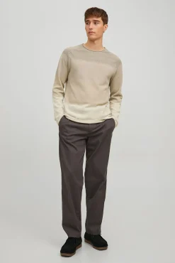 Jack & Jones Camisolas-Camisola malha bege