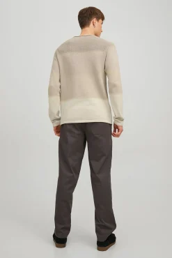 Jack & Jones Camisolas-Camisola malha bege