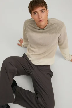 Jack & Jones Camisolas-Camisola malha bege