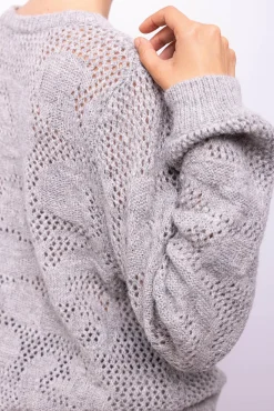 Object Camisolas-Camisola malha Cinzento