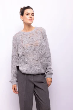 Object Camisolas-Camisola malha Cinzento