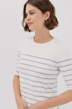 Cortefiel Camisolas-Camisola manga curta Azul