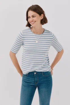 Cortefiel Camisolas-Camisola manga curta Azul