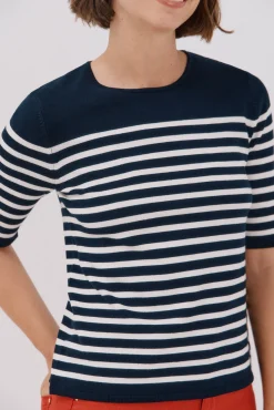 Cortefiel Camisolas-Camisola manga curta Azul