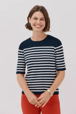 Cortefiel Camisolas-Camisola manga curta Azul