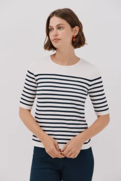 Cortefiel Camisolas-Camisola manga curta Azul