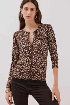 Cortefiel Camisolas-Camisola manga larga Castanho