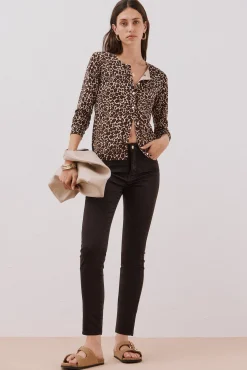 Cortefiel Camisolas-Camisola manga larga Castanho