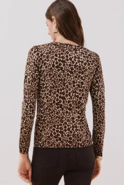 Cortefiel Camisolas-Camisola manga larga Castanho