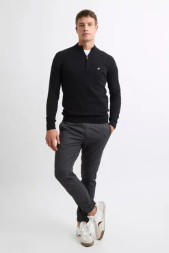 Williot Camisolas-Camisola Meia Fecho-Éclair Preto