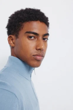 Springfield Camisolas-Camisola Milano com fecho-éclair azul