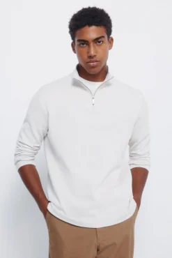 Springfield Camisolas-Camisola Milano com fecho-éclair cru