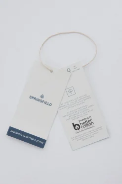 Springfield Camisolas-Camisola Milano com fecho-éclair cru