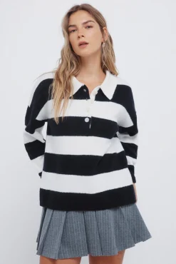 Springfield Camisolas-Camisola polo bordada azul