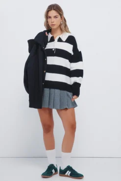 Springfield Camisolas-Camisola polo bordada azul