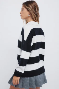 Springfield Camisolas-Camisola polo bordada azul