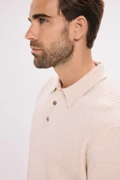 Jack & Jones Camisolas-Camisola polo de corte regular Tostado