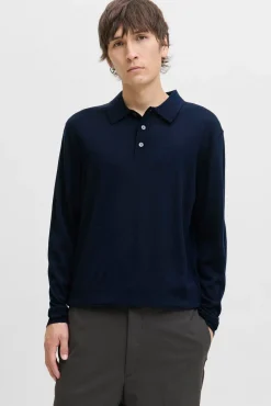 Jack & Jones Camisolas-Camisola polo de corte regular Azul
