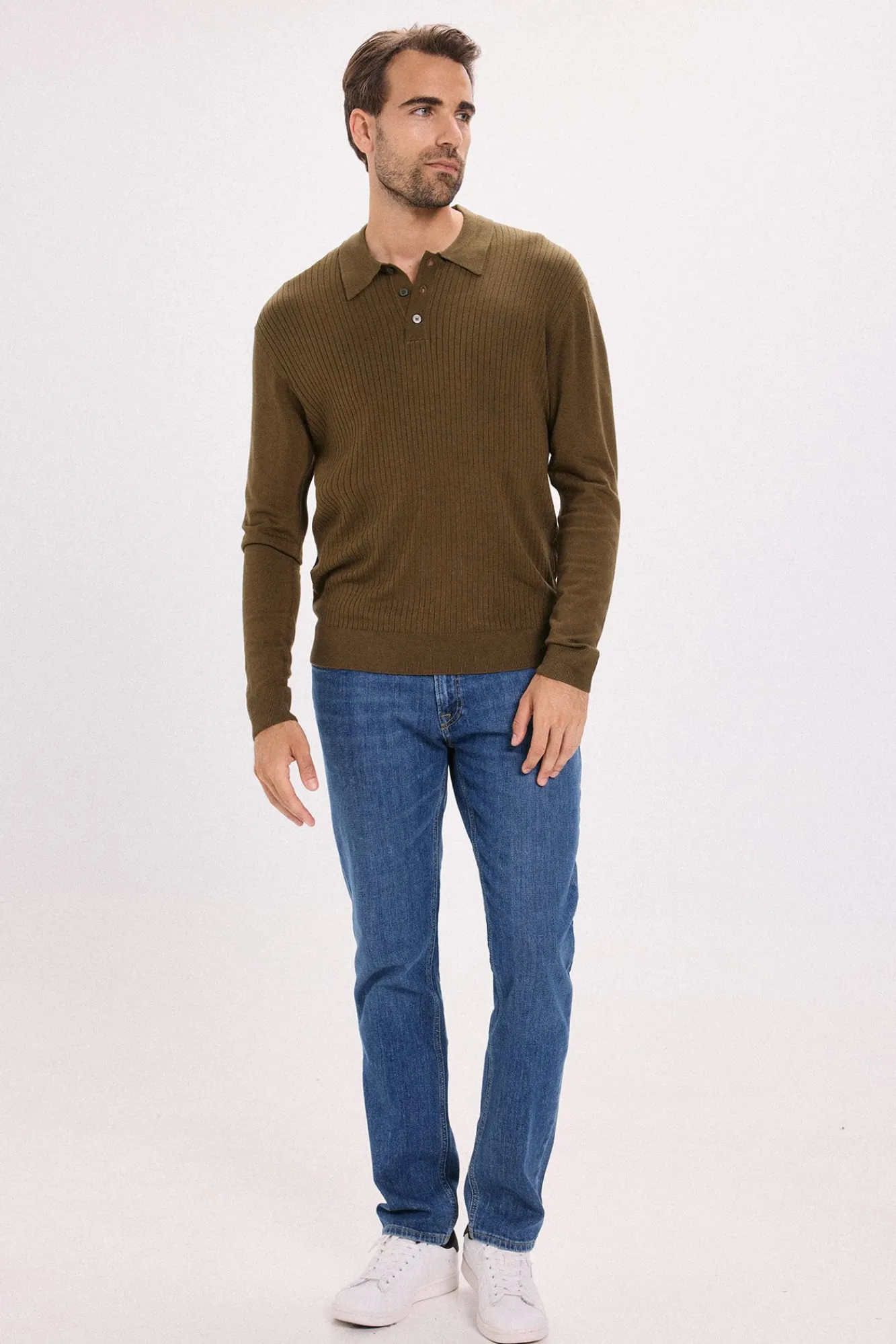 Jack & Jones Camisolas-Camisola polo de corte regular Castanho