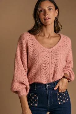 Polín Et Moi Camisolas-Camisola Raquel Transpassado Subiu