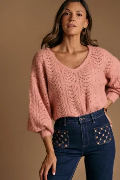 Polín Et Moi Camisolas-Camisola Raquel Transpassado Subiu