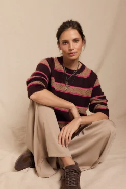 Slowlove Camisolas-Camisola riscas Granada