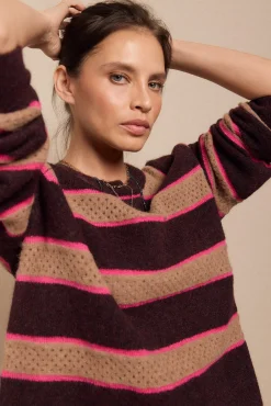 Slowlove Camisolas-Camisola riscas Granada