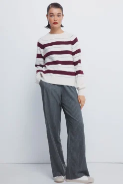 Springfield Camisolas-Camisola riscas de lurex vermelho