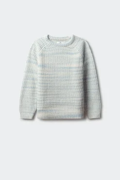 Springfield Kids Malhas-Camisola riscas de lurex para meninas. azul