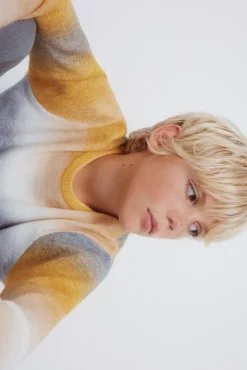 Springfield Kids Malhas-Camisola riscas laranja para meninos amarelo