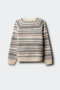 Springfield Kids Malhas-Camisola riscas para meninas. rosa