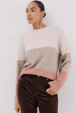 Cortefiel Camisolas-Camisola suave com franjas Ecru