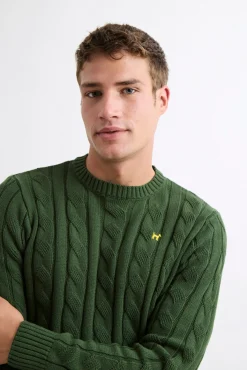 Williot Camisolas-Camisola trançado Verde