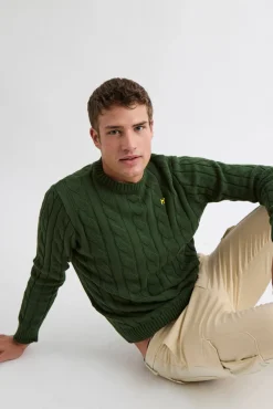 Williot Camisolas-Camisola trançado Verde