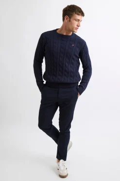 Williot Camisolas-Camisola trançado Azul