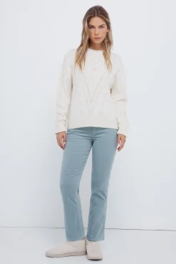 Springfield Camisolas-Camisola trançado em V vison