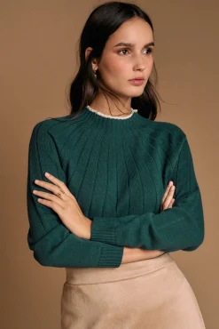 Polín Et Moi Camisolas-Camisola Iria Verde