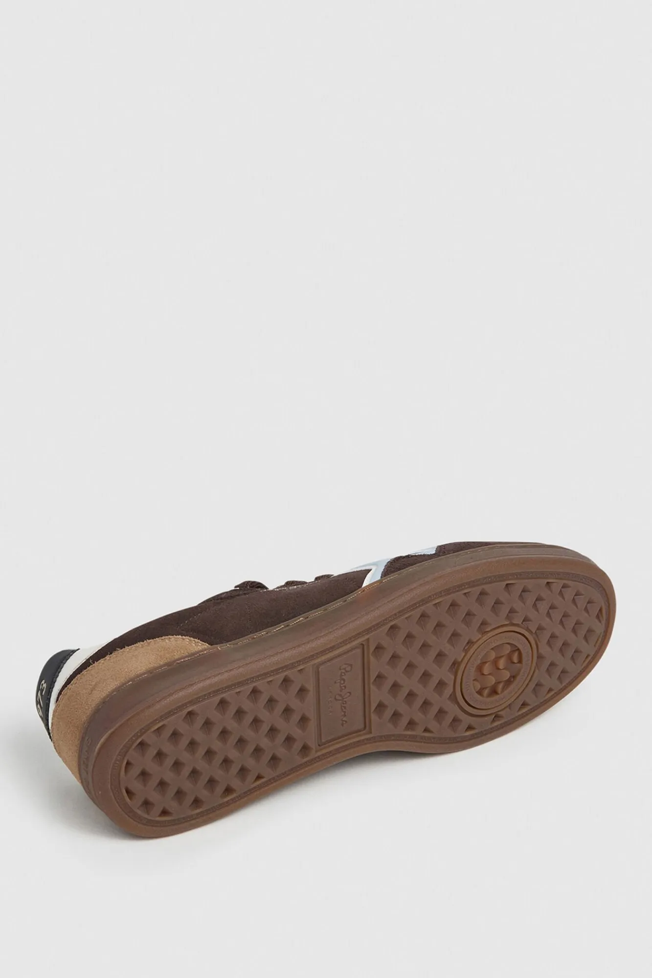 Pepe Jeans Sneakers-Camurça Cupsole de camurça castanho