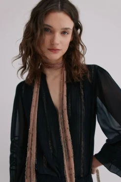 Hoss Intropia Blusas-Candice. Blusa romântica Preto