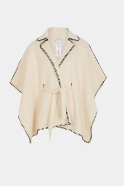 Morgan Sobretudos-Capa com cinto Ecru