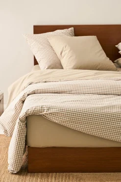 Bassols Edredons-Capa de edredom Aran Tostado