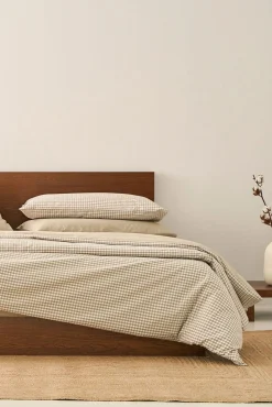 Bassols Edredons-Capa de edredom Aran Tostado
