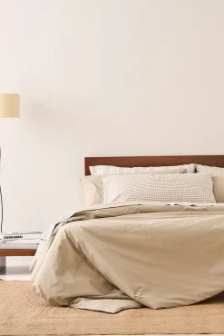 Bassols Edredons-Capa de edredom de algodão Tostado