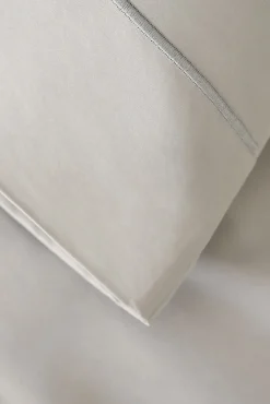 Bassols Fronha-Capa de Travesseiro Regent Cama 180 cm Cinzento