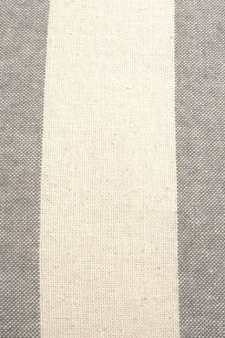 Textura Almofadas-Capa travesseiro 100% algodão riscas 45 x 45 cm. cinzento