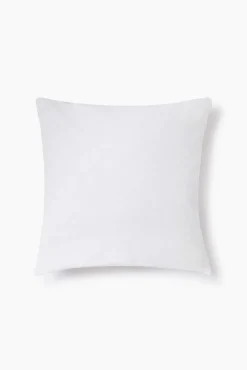 Textura Almofadas-Capa travesseiro algodão percal 55 x 55 cm. branco