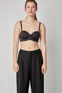 Gisela Roupa Interior-Capacidade do sutiã destacável preto