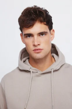 Springfield Sweatshirts-Capuz básico com sweatshirt cru